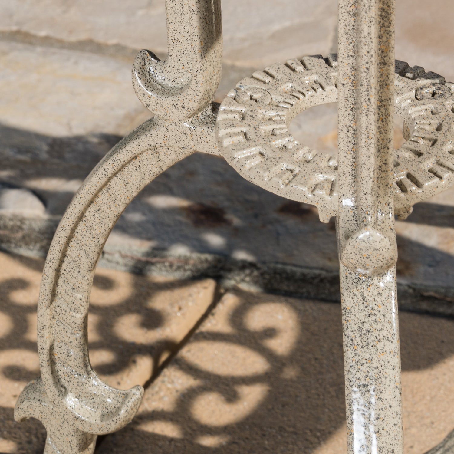 Charleston 3Pc Cast Bistro Set Sand Aluminium