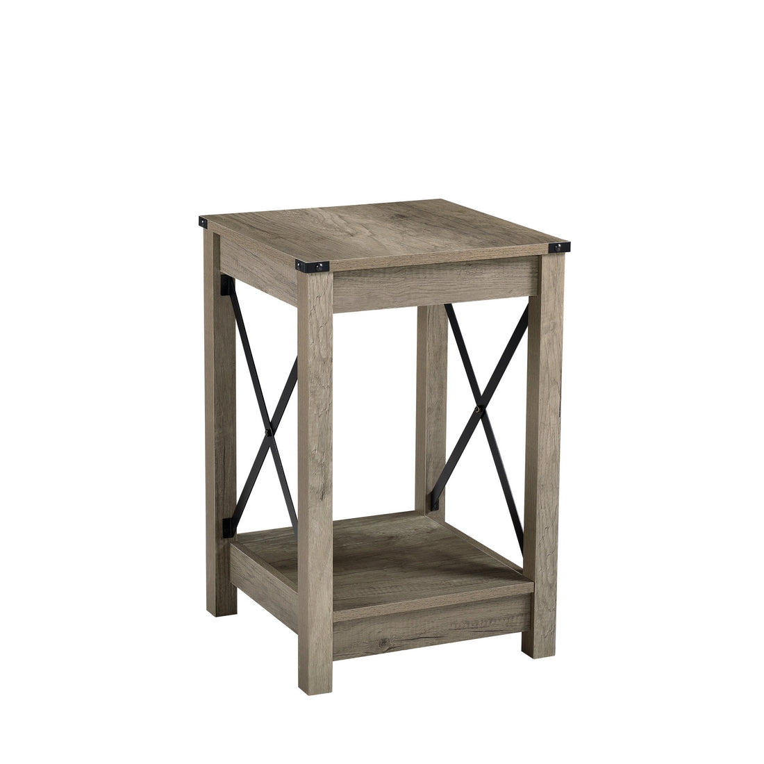 Grant Tan End Table Tan Engineered Wood