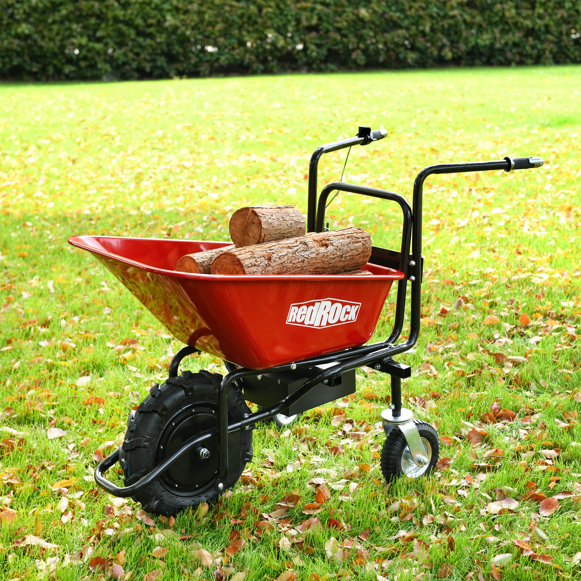 Wheelbarrow Electric Professional Specs This Wheelbarrow Uses An Electric 24V 500W Brushless Motor System, Powered By 2 12V 12Ah Motorized Wheelbarrow Black Red Classic,Industrial Stainless Steel