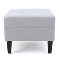 Ottoman Light Grey Fabric