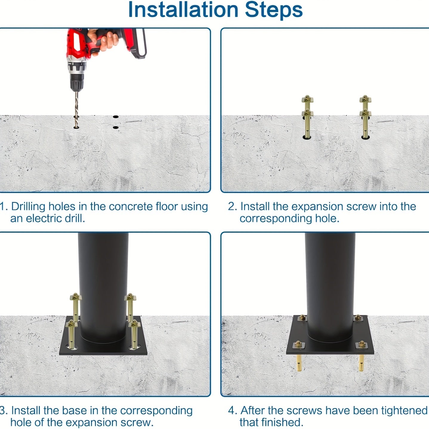 Hollow Splicing Lamp Post, Street Light Pole, Metal Street Lamp Post F