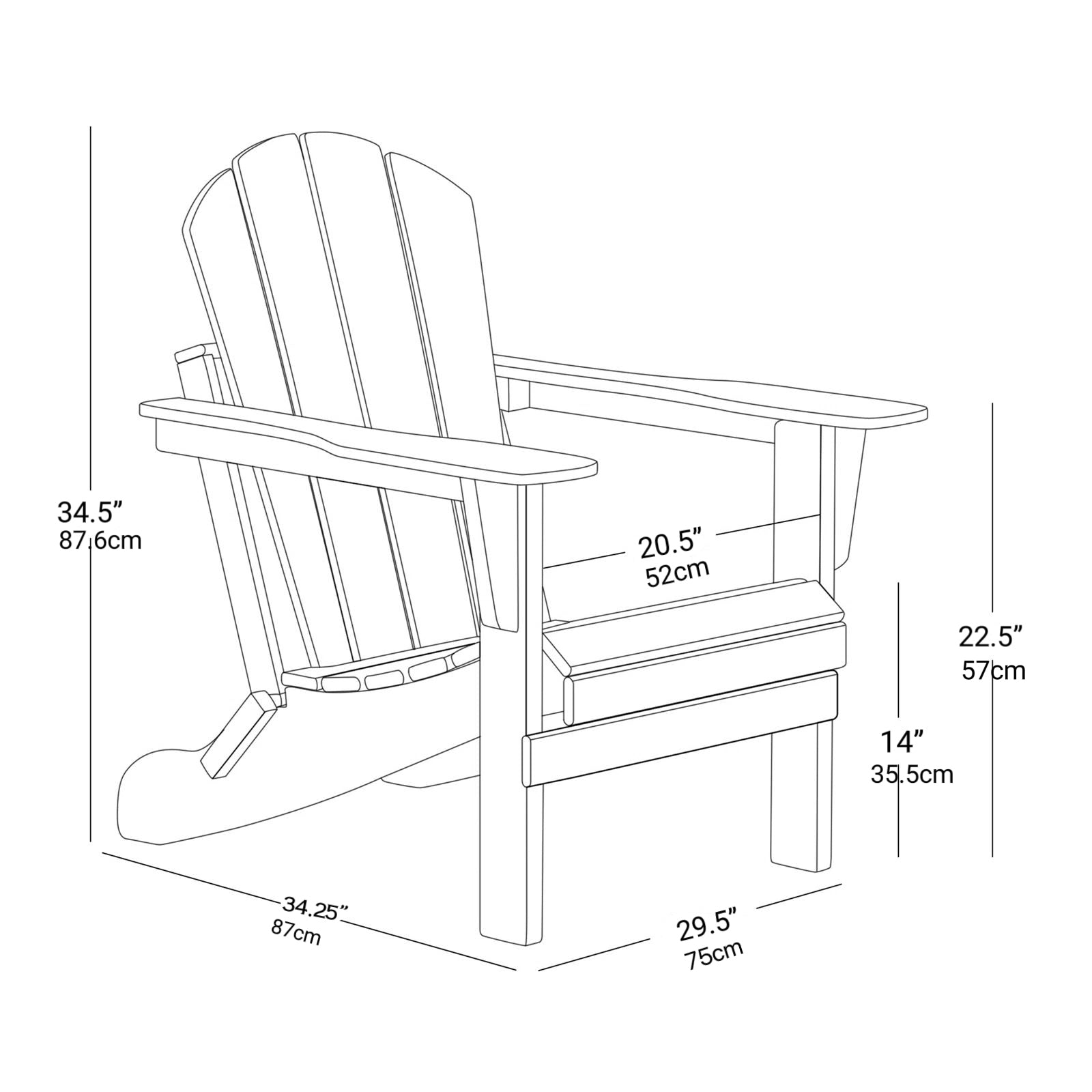 Folding Adirondack Chair, Relaxing Stackable Arm Rest Ergonomic Hdpe All Weather Adirondack Chair No Adirondack Antique White Uv Resistant Frame Garden & Outdoor American Design,American Traditional Complete Patio Sets Hdpe