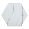 Modern Mdf Coffee Table, With Complex Texture Patterns, Style And Texture Coffee Table To Redefine Your Interior Decoration And Enhance Your Living Space, Stylish And Durable Design White Mdf