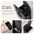 3 Piece Luggage Set With 20