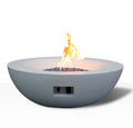 42 Inch Outdoor Concrete Propane Gas Fire Pit Bowl In Antique White Color Antique White Garden & Outdoor American Design,Contemporary,Luxury,Modern Fiberglass Concrete