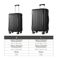 Luggage Sets 2 Piece, Hardshell Abs Lightweight And Expandable Only 28