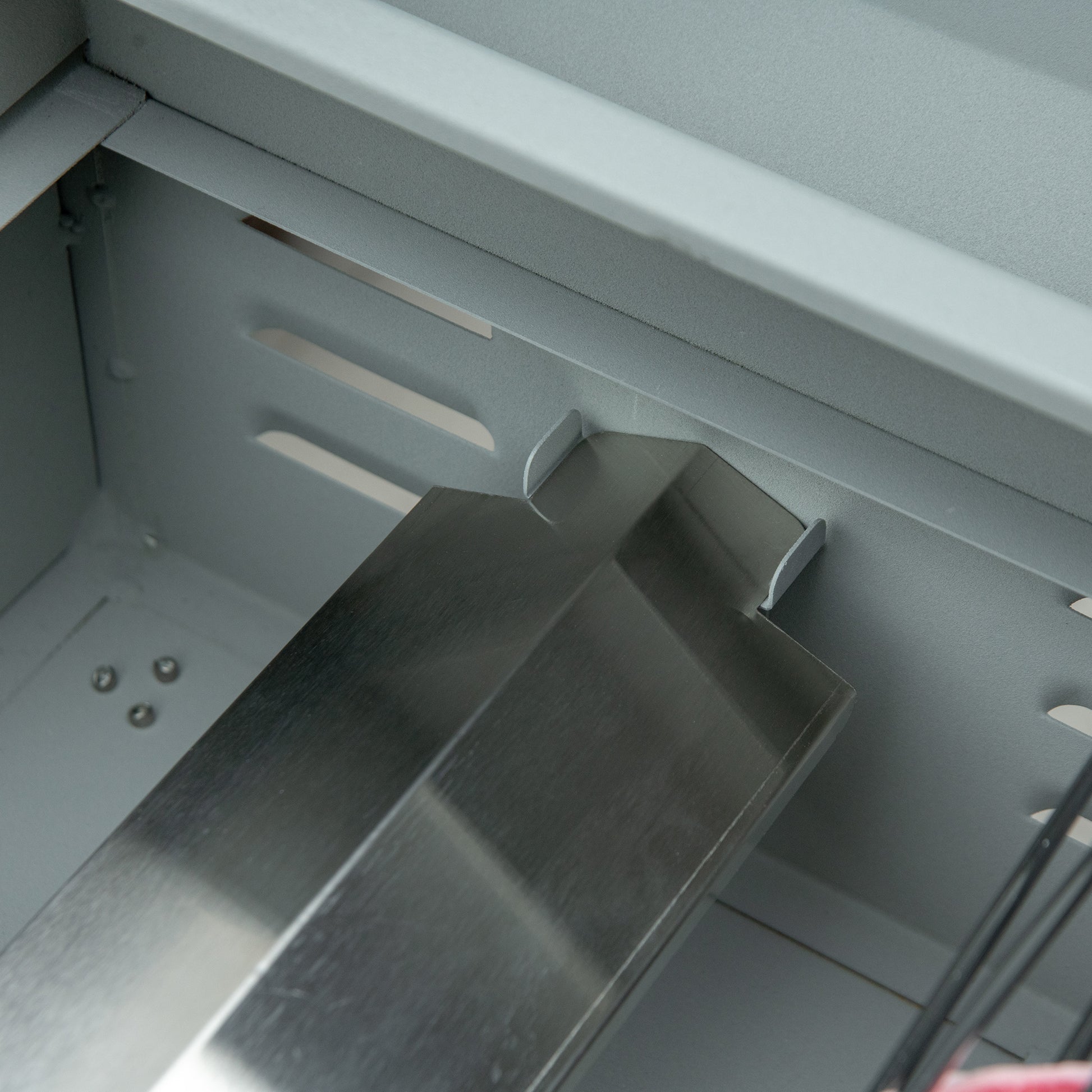 Outsunny 2 Burner Propane Gas Grill Outdoor Portable Tabletop Bbq With Foldable Legs, Lid, Thermometer For Camping, Picnic, Backyard, Light Grey Light Grey Steel