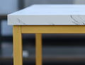 Marb White Sofa Table White Solid Wood