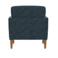 Joanne Blue Accent Chair Blue Foam Engineered Wood