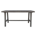 Renaissance Outdoor Patio Picnic Dining Table Grey Acacia Wood