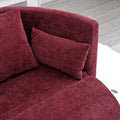 Foldable Sleeper Sofa Bed, Floor Sofa Chair Bed,Multi Functional, Circular Bed, Adjustable Futon Sofa Folding Lazy Sofa Couch,Double, For Balcony ,Living Room, Sitting And Sleeping Sofa,Burdy Burgundy Linen Primary Living Space Modern Linen 3 Seat