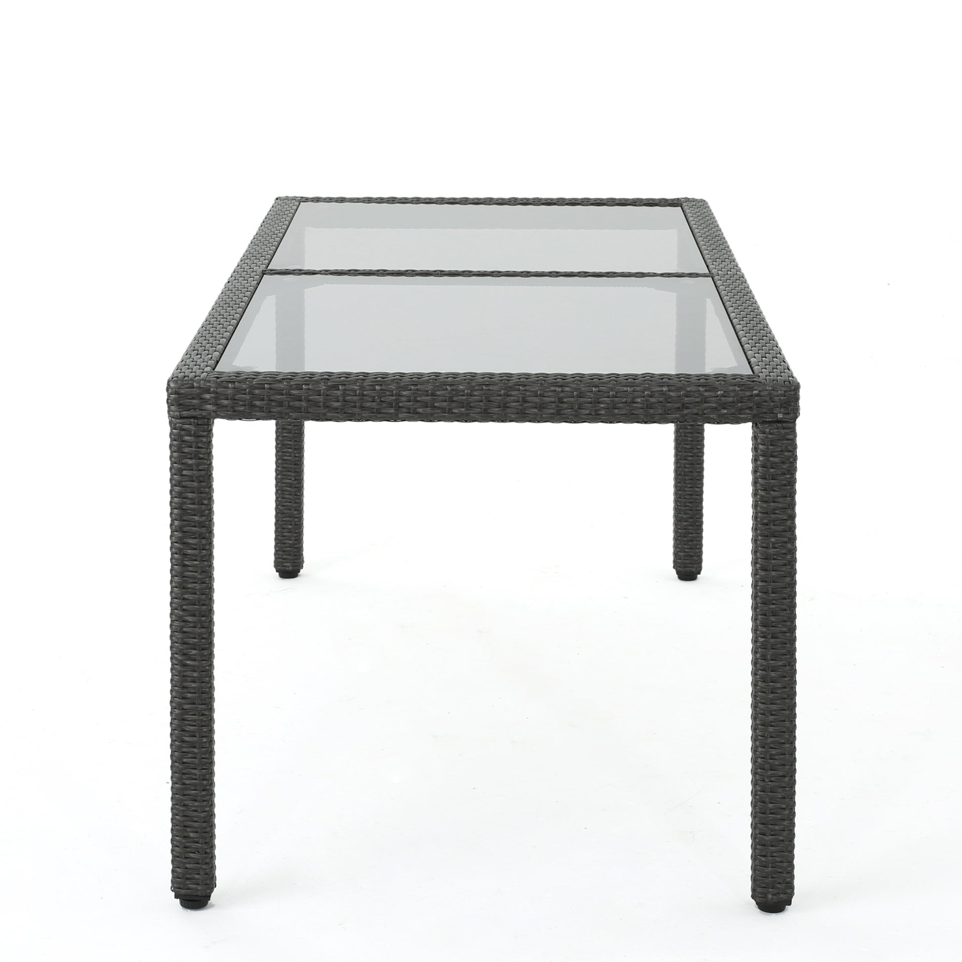 San Pico 68" Dining Table - Grey Rattan