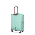 4 Piece Set 16 20 24 28 ,Softshell Suitcase Spinner Wheels Terylene Luggage Sets Carry On Suitcase Luggage Lightweight Durable Suitcase Green Green Polyester