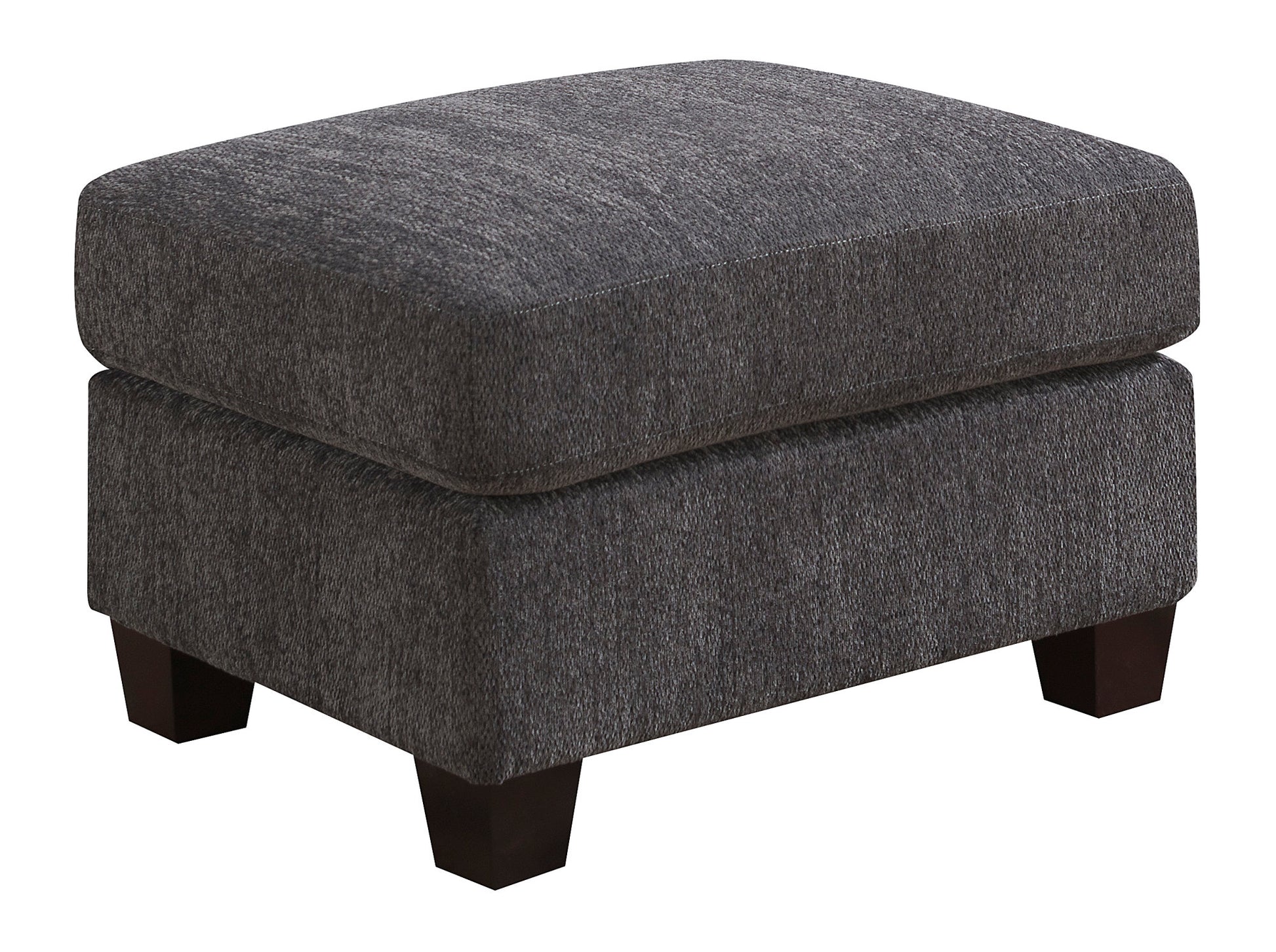 Siena Gray Ottoman Gray Foam Engineered Wood