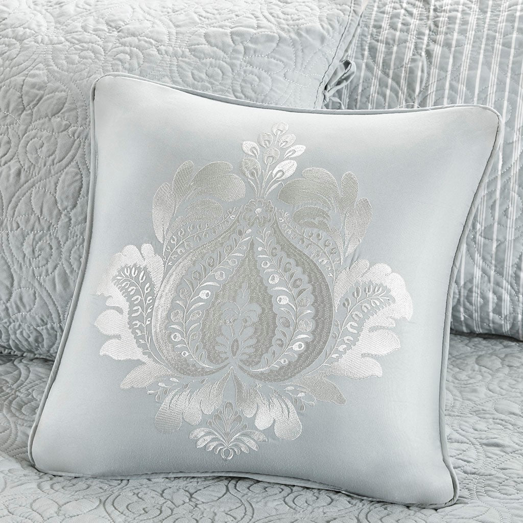 6 Piece Reversible Daybed Cover Set Grey Daybed Grey Cotton