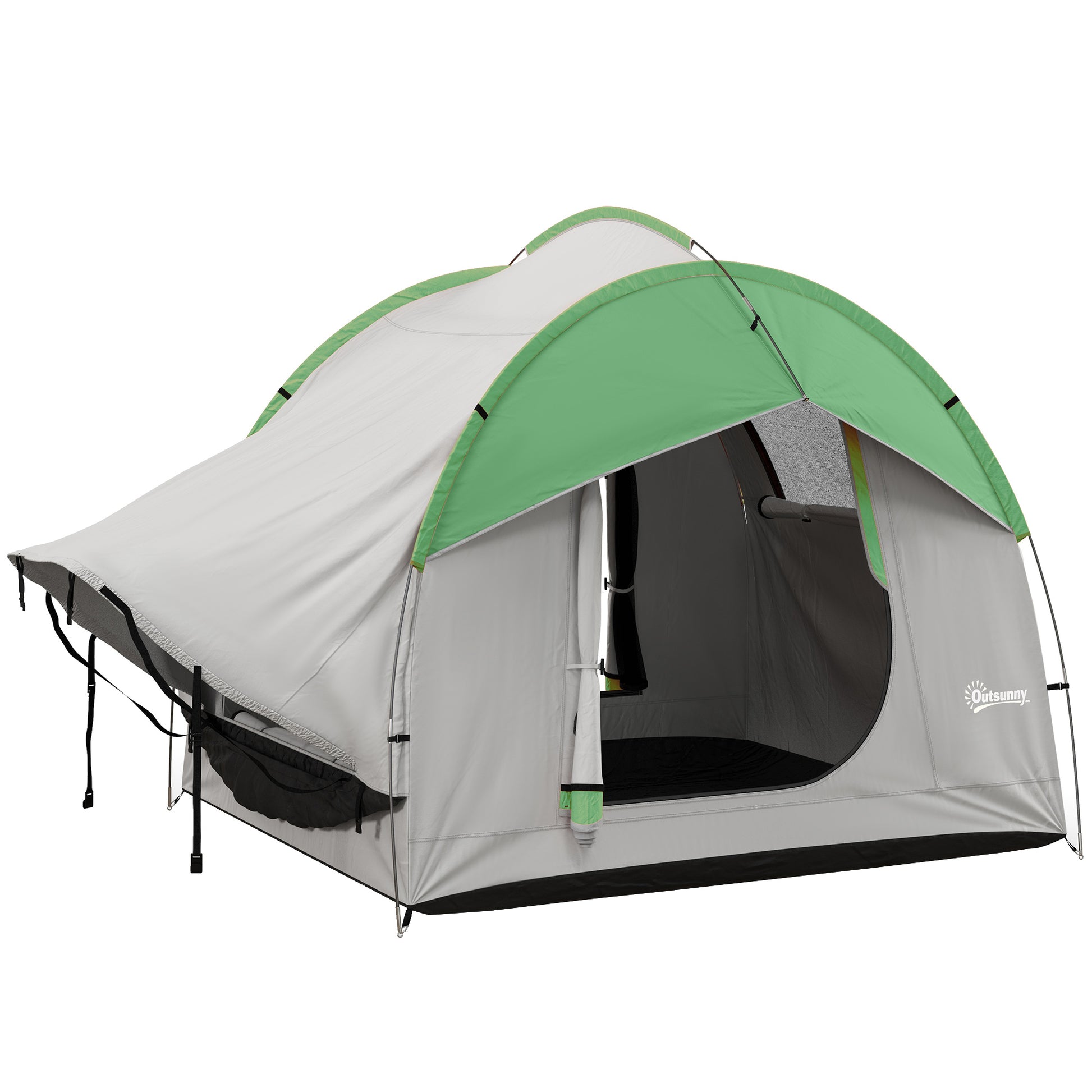 suv camping tent Outsunny Suv Tent, 2000Mm Waterproof Truck Tent With 3 Doors And Mesh