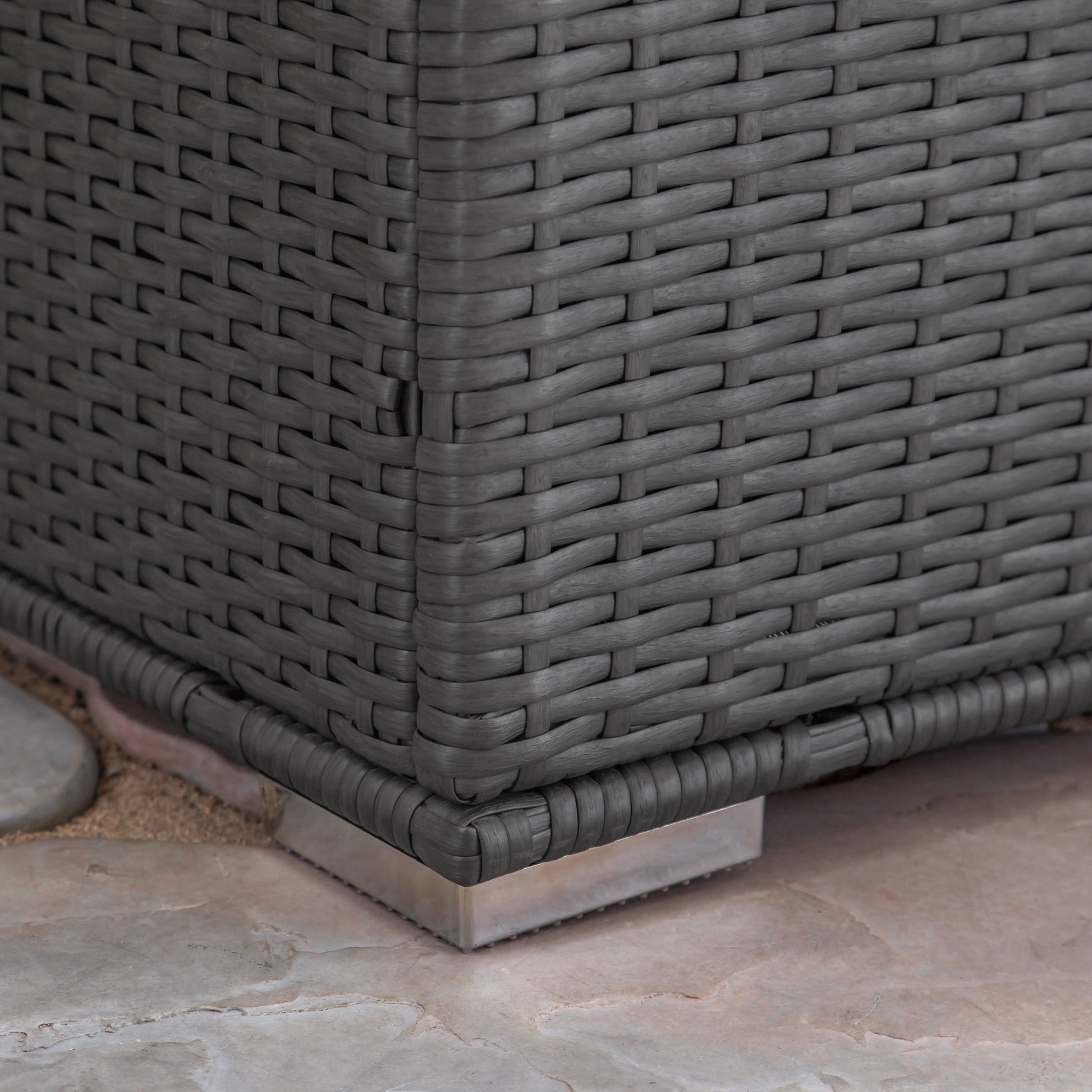 Santa Rosa Storage Grey Rattan