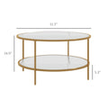 Homcom Side Table With Storage, 32