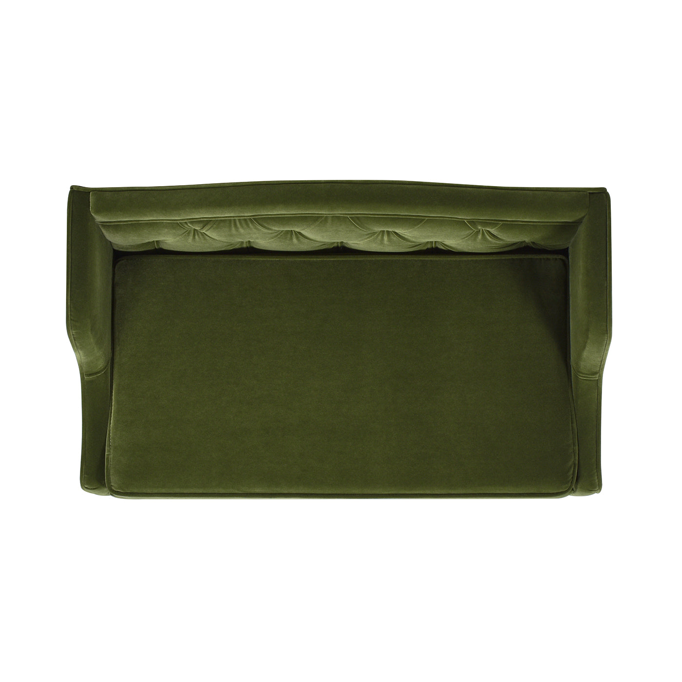 Robin 35" Tufted Wingback Pet Sofa Bed, Medium, Olive Green Performance Velvet Olive Green Foam Velvet