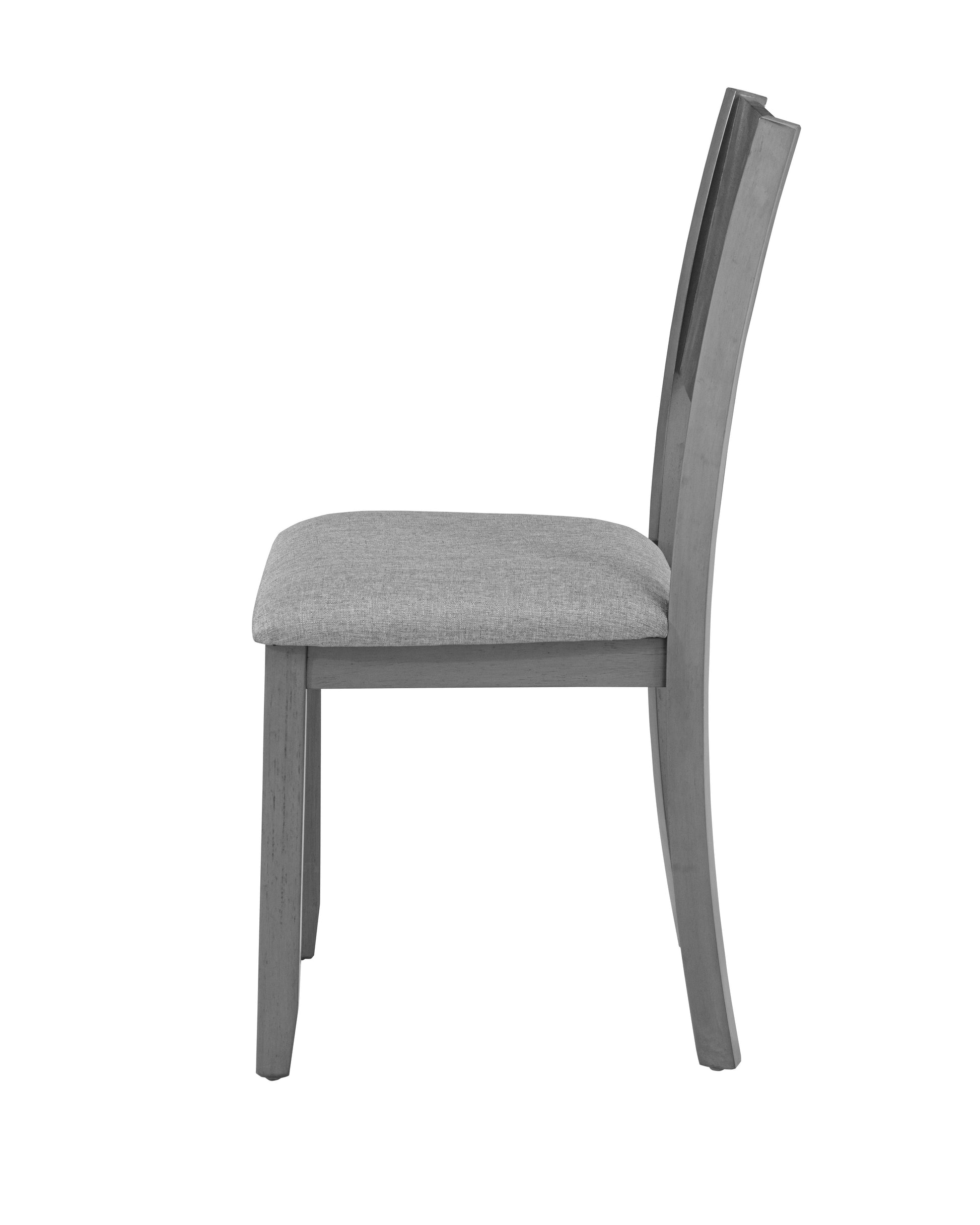 Dining Chairs Set For 4,Kitchen Chair With Padded Seat, Side Chair For Dining Room, Gray Gray Foam Rubber Wood