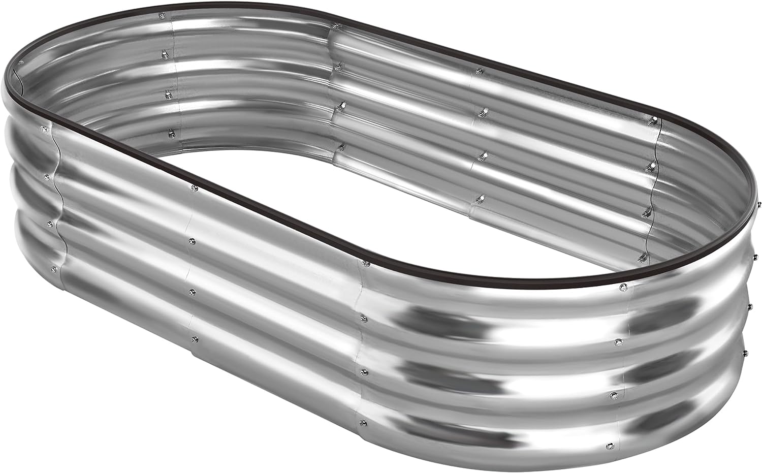 2 Pack Raised Garden Bed Outdoor For Flower 6Ftx3Ftx1.8Ft With Grey Grey Metal