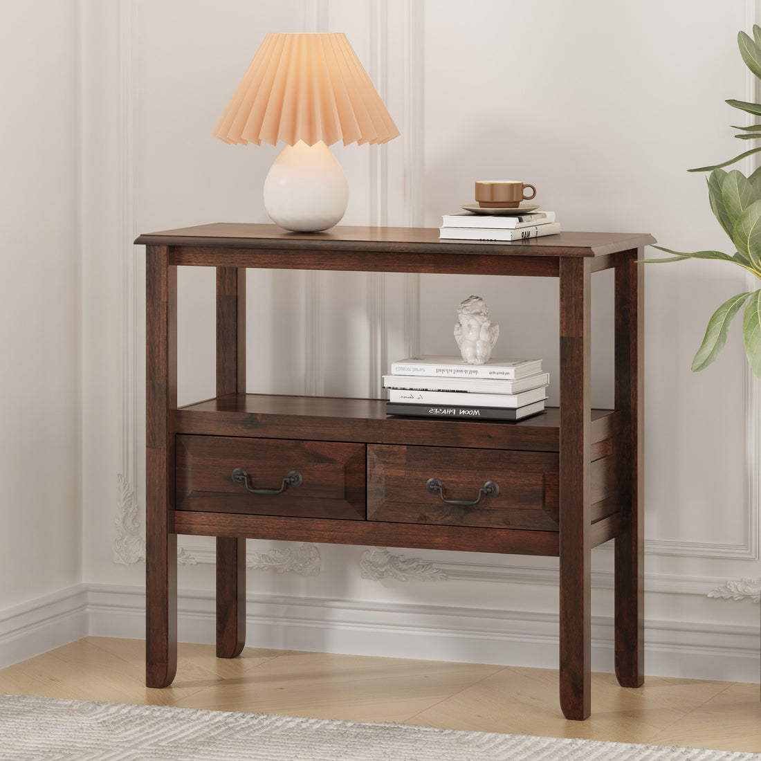 Ramsey Console Table Brown Wood