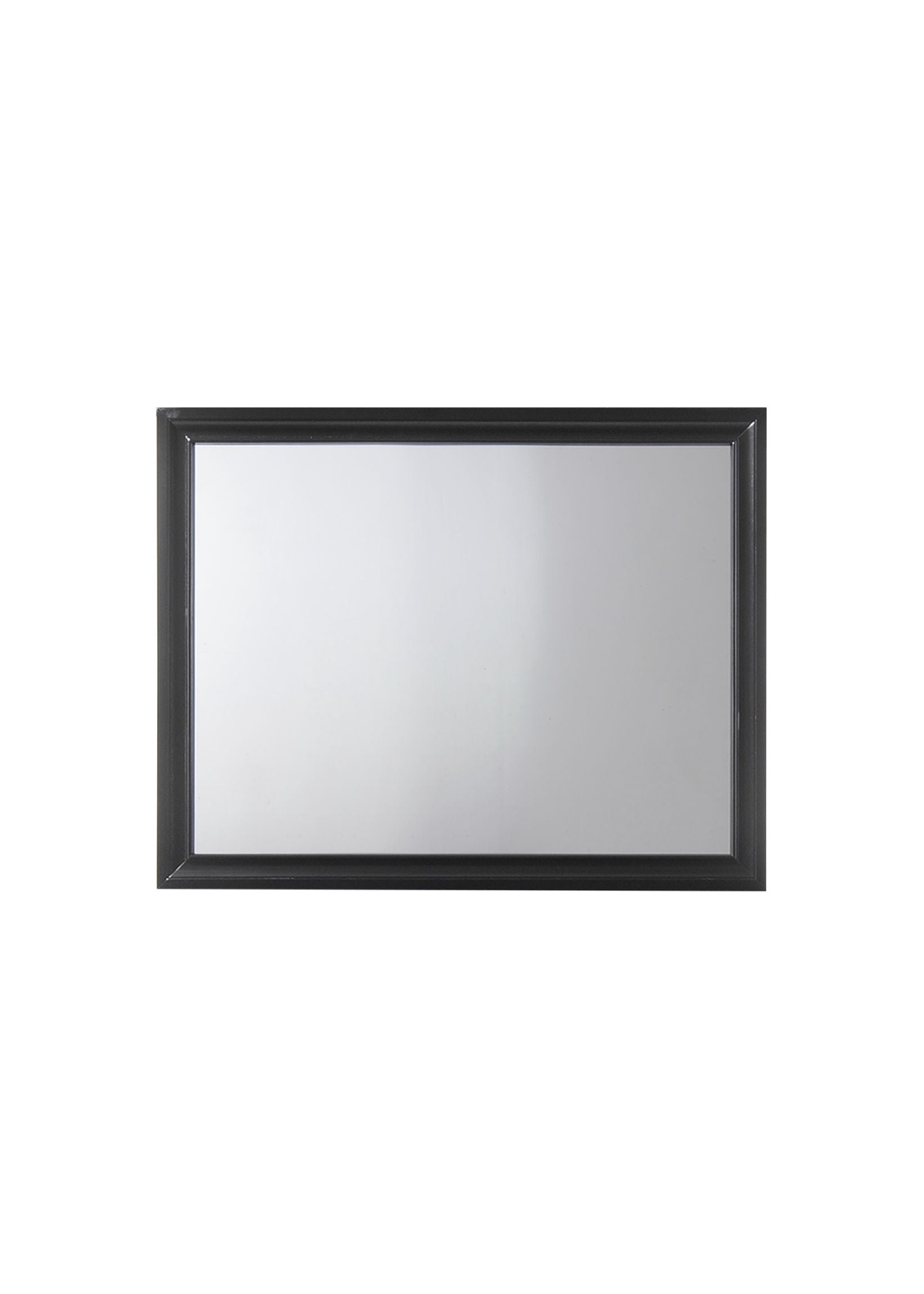 Naima Black Finish Mirror Black Mirror,Synthetic Wood