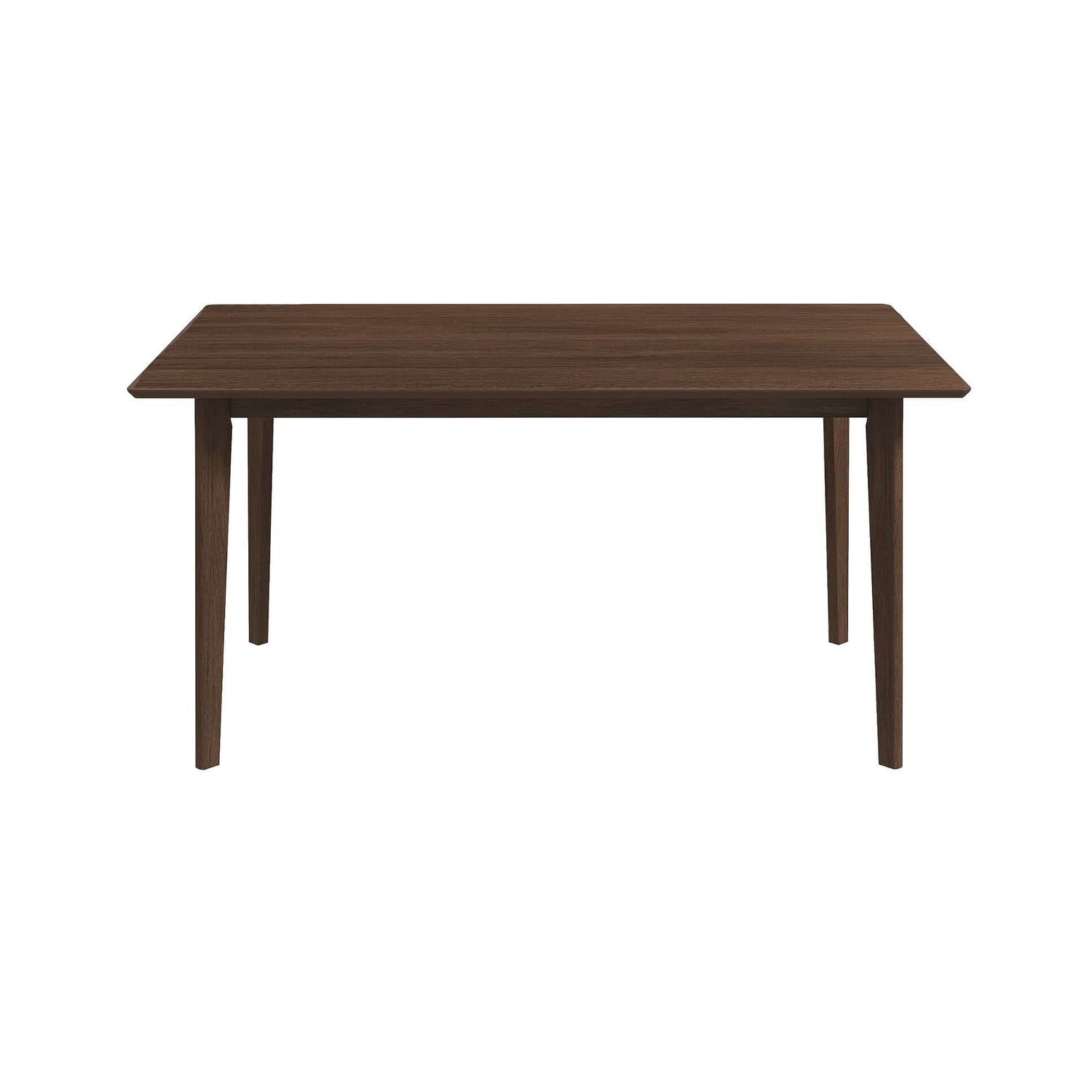 Carlos Solid Wood Dining Table Brown Solid Wood
