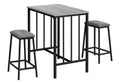 Dining Set, 3Pcs Set, Counter Height, 36