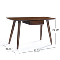 Study Table Walnut Mdf