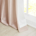 Twist Tab Lined Window Curtain Panel Only 1 Pc Panel Blush Polyester