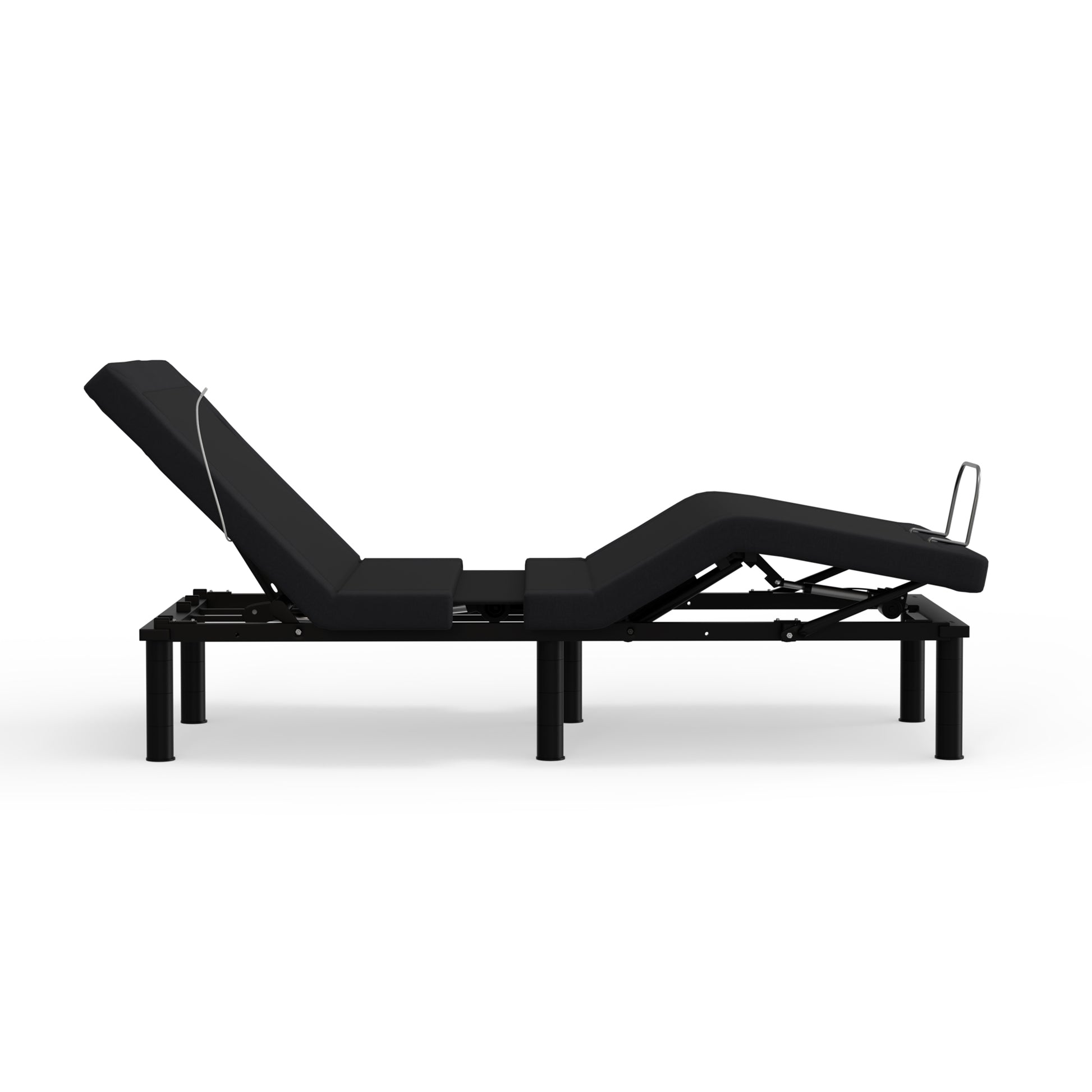 Model G2 Adjustable Base Twin Long: Voice Command, Glide Tech, Led Lights, Zero Clearance Twin Xl Dark Grey Metal