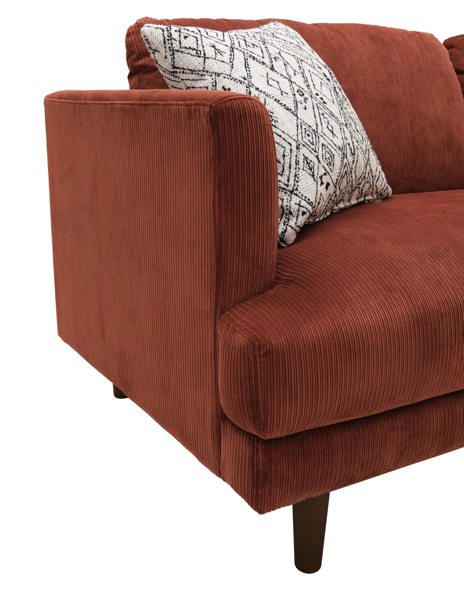 Jurie Red Loveseat Red Foam Engineered Wood
