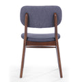 CHAIR Set of 2 charcoal-fabric