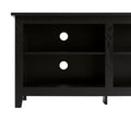 Modern Transitional 3 Shelf Open Storage 70