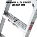 Household Aluminum Attic Ladder 25