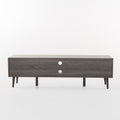 Tv Stand Gray 50 59 Inches Mdf Metal