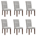 Dining Table Set For 6, 7 Piece Kitchen Table Chairs Set, 1.8