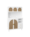 Accent Storage Cabinet, Suitable For Living Room, Bedroom, Dining Room, Study White Mdf