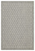 Sunshine Gc Har2009 Silver 5 Ft. 3 In. X 7 Ft. 3 In. Indoor Outdoor Area Rug Silver Polyester Polypropylene