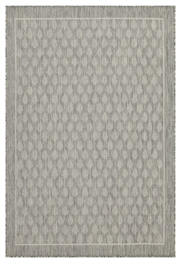 Sunshine Gc Har2009 Silver 5 Ft. 3 In. X 7 Ft. 3 In. Indoor Outdoor Area Rug Silver Polyester Polypropylene