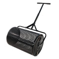 Compost Spreader Peat Moss Spreader With Upgrade T Shaped Handle For Planting Seeding Durable Lightweight Metal Mesh Spreader For Lawn Garden Care Manure Spreaders Black Black Iron