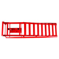 2Pcs 5T Hydraulic Car Ramps, Heavy Duty Hydraulic Vehicle Ramps Lift Ramp, Portable Car Ramps For Oil Changes, Car Lifts For Home Garage, Vehicle Auto Garage Repair Red Steel