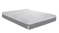 Queen Size Cypress 10'' Medium Cooling Gel Memory Edge Support Pocket Spring Removable Cover Hybrid Mattress White Gray Foam Spring Queen