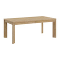 C Brown Leg Table Brown Solid Wood