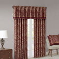 Jacquard Curtain Panel Pair 2 Pcs Window Panels Multicolor Polyester