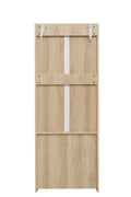 Hall Tree, Storage Cabinet, Suitable For Living Room, Entryway, Bedroom Natural Mdf