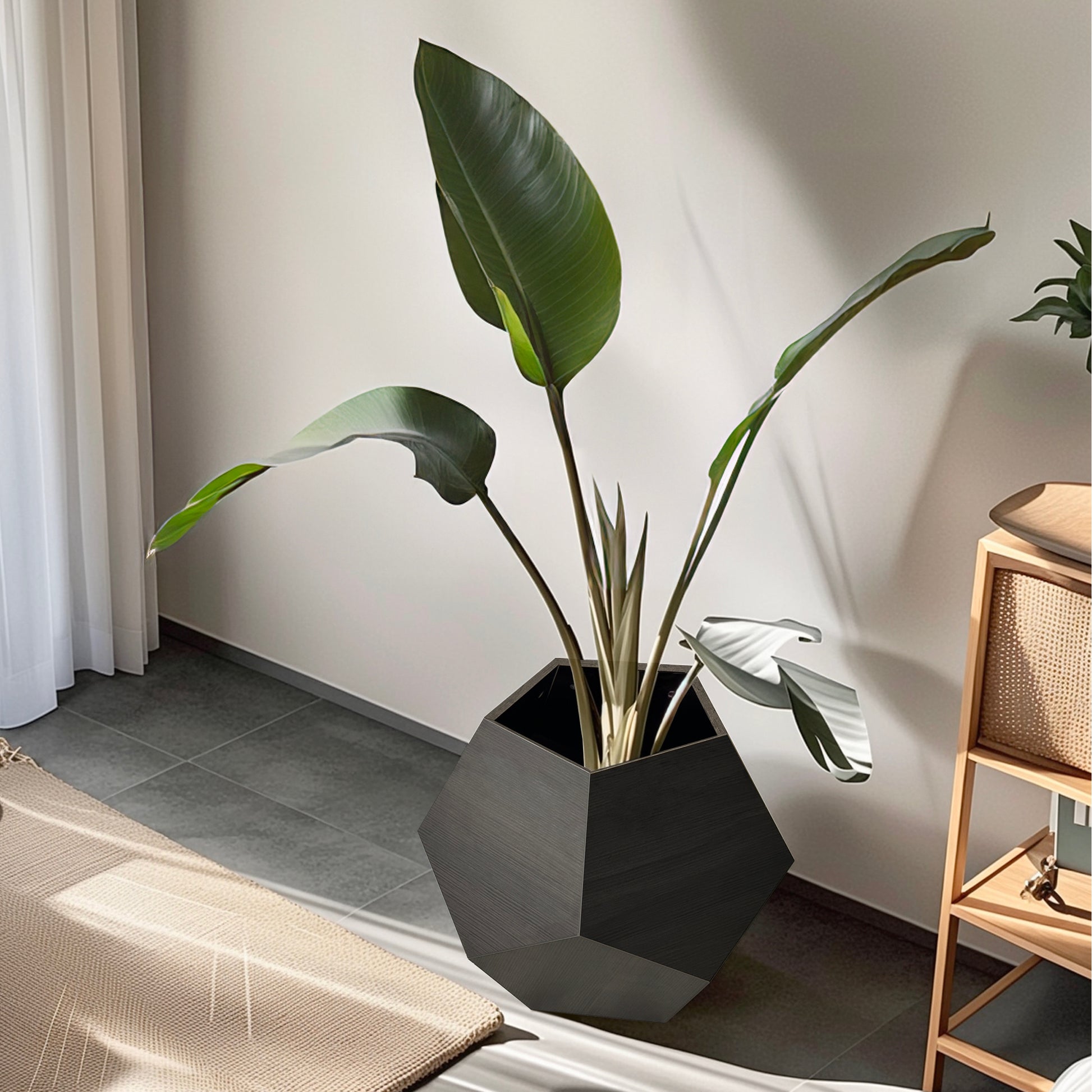 25.98'' Modern Pet Furniture Cat Litter, Sofa Side Table, Planter Mdf Multifunctional Furniture, Burmese Sumac Black Brown Mdf