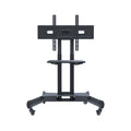 Fanco Universal Swivel Tv Stand For 32 80 Inch Tvs, Height Adjustable Table Top Tv Stand Mount With Tilt, Max Vesa 600X400Mm Black Black 70 79 Inches Iron