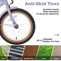 Multiple Colors,Girls Bike For4 7 Years Old Kids,16 Inch Wheel ,Training Wheels Included Cycling Purple Garden & Outdoor Steel